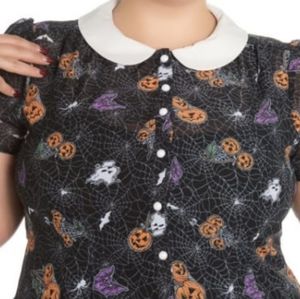 Hell Bunny Harlow Halloween Top